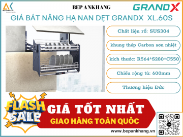 Giá bát nâng hạ nan dẹt GrandX XL.60S - 600mm
